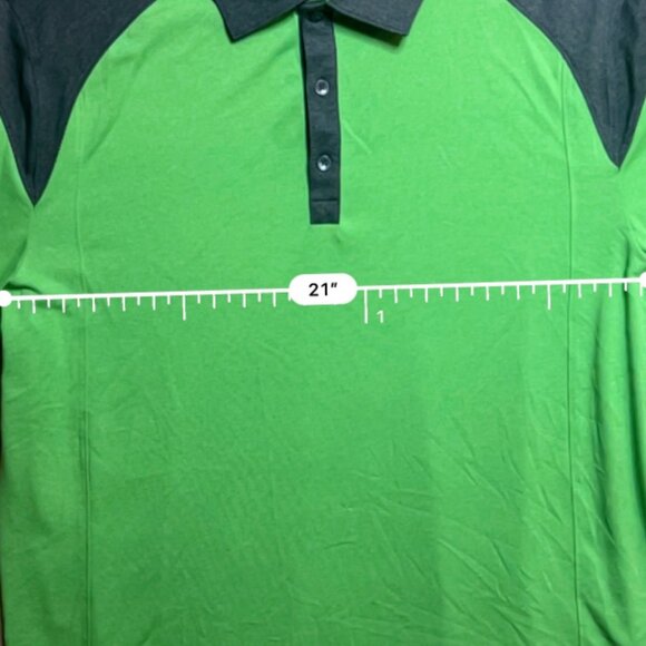 Cutters &‎ Buck CB Dry Tec Men XL Green Gray Button Polo Wicking Breathable (Z) - Picture 7 of 7